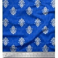 thumbnail image 1 of Soimoi Velvet Fabric Filigree Damask Decor Fabric Printed Yard 58 Inch Wide, 1 of 3