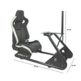 thumbnail image 4 of Simulador de Carreras Gamer Psr Asiento Base Monitor (Blanco), 4 of 4