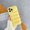 thumbnail image 1 of Fashion Down Jacket Case For iPhone 11 12 13 14 Pro XS Max XR X Soft Puffe Silicone For iPhone 8 7 Plus Back Cover Phone Case Yellow For iPhone 11, 1 of 6