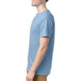 thumbnail image 4 of Hanes T-Shirts Col Rond ComfortSoft Lot de 4 pour Hommes, TG, Bleu Clair, 4 of 8
