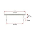 thumbnail image 4 of Richelieu Bp205160 6-5/16" Center To Center Bar Cabinet Pull - Chrome, 4 of 6