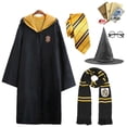 thumbnail image 1 of (Talla Adulta L Talla Amarilla) Disfraz Túnica Mágica Ropa Cosplay Capa Halloween Uniformes Escolares Periféricos para, 1 of 9