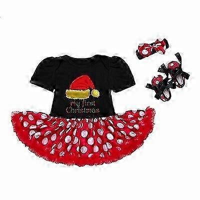 Baby Girl Dress Jumper Suit Footwear Socks Hairband Outfit
