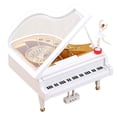 thumbnail image 4 of Caja de música para piano, adorno elegante, caja de música para piano, delicada figura de piano, caja de música de mesa, figura de bailarina, caja de música giratoria, decoración, 4 of 6