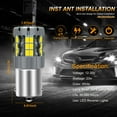 thumbnail image 4 of 2pcs 1156 LED spare bulbs white reverse light, 4 of 5