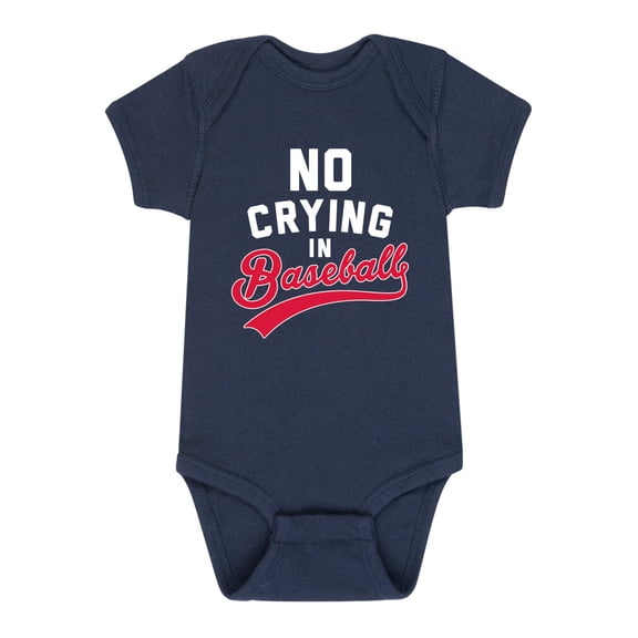 Instant Message - No Crying In Baseball - Infant One Piece