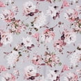 thumbnail image 2 of Zelouf Gina Floral Print Dot Foil Mikado  , Sewing, DIY, Crafts Fabric by the Yard, Sand Coral, 3 Yard, 2 of 2