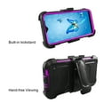 thumbnail image 4 of for Samsung A10e Case,Built-in Screen Protector Heavy Duty Full-Body Rugged Holster Armor Case [Belt Clip][Kickstand] for Samsung Galaxy A10E 5.8 Inches(Purple), 4 of 8