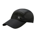 thumbnail image 2 of pxiakgy hats for women uni mesh cap breathable hat work cap plain sunshade baseball cap mountain climbing outdoors summer cap black + one size, 2 of 9