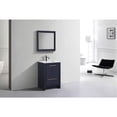thumbnail image 5 of KubeBath Dolce 24″ Blue  Modern Bathroom Vanity with White Quartz Counter-Top, 5 of 6