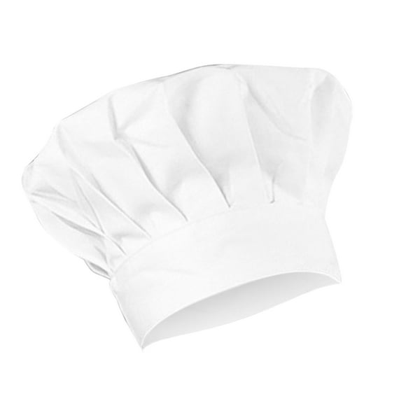 Unisex Chef Hat - Adjustable Elastic Baker Hats, Kitchen Catering Cooking Chefs