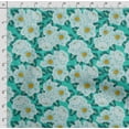 thumbnail image 4 of Soimoi Floral Printed, Poly Canvas Fabric Decor Sewing Fabric By The Yard- 56 Inch WideDecorative Fabric For Curtains Tote bags-Green, 4 of 5
