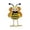 A-Black bows, variant on 1pcs Bee Elements Featherly Friends Birds Decoration – Honey Bee Decorations for Home, Spring Tabletop Decor, Bee Figurines for Tiered Tray, Farmhouse Style Bumblebee Ornaments
