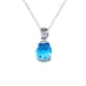 thumbnail image 2 of Colgante de agua cristalina en forma de gota de aguamarina, collar, colgante, collares y colgantes, 2 of 6