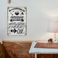thumbnail image 4 of Noete Funny Kitchen Quote "My Cooking is Awesome" Metal Tin Sign - 8x12 Inch Retro Kitchen Signs Wall Decor for Home, Cafe & Gifts, 4 of 8