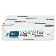 NCR Paper Xero/Form II Punched Laser, Inkjet Carbonless Paper Letter - 8 1/2 x 11 - Smooth - 500 / Pack - White, Canary