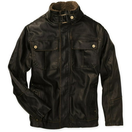 Boys' Faux Leather Jacket