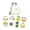 8 pcs, variante sur Lipstore Jouets de Dentition Confort Doux Faciles à Tenir Texturés à Saisir Éducation Précoce 8 Pcs