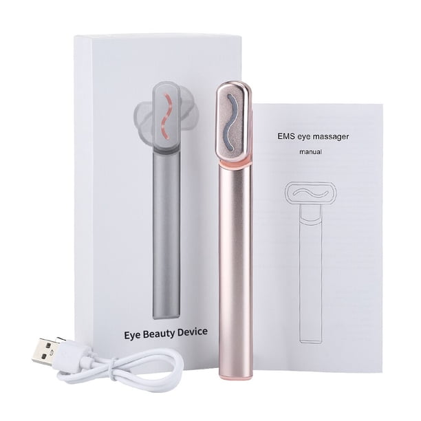 Varita Facial mejorada, herramienta de masaje Facial con luz roja LED, EMS, microcorriente, cuello, ojos, antienvejecimiento, estiramiento de la piel, nueva qym unisex