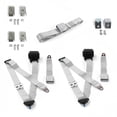 thumbnail image 1 of SafeTBoy  Airplane 3 Point Gray Retractable Bench Seat Belt Kit with Bracketry & 3 Belts for 1960-1969 Chevy Corvair, 1 of 1