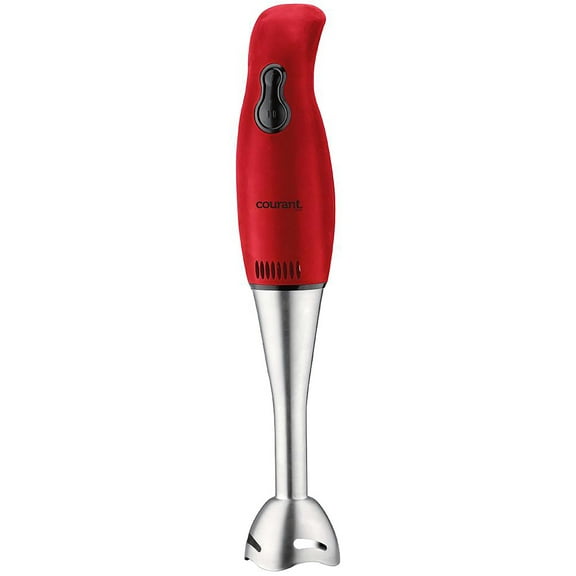 Courant 2-Speed Hand Blender with Stainless Steel Leg - Red