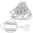 thumbnail image 5 of 50pcs Elastic Rope Outdoor Teepee Tent for Camping Tie Down Strap Bungee Cords Strap Camping Bungee Balls Polypropylene White Tent Tie Downs Canopy Bungee Balls Tent Bungee Cord, 5 of 5
