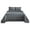 Grey, variant on Basket Weave 100% Cotton Jacquard Matelassé Bedspread Set Garnet / Twin