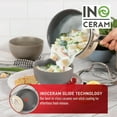 thumbnail image 4 of T-fal Excellence Ceramic 10PC Cookware Set, Cream, 4 of 9