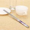 thumbnail image 1 of TIMIFIS Kitchen Gadgets 1Pair Length White Flower Pattern Stainless Steel Chopsticks Pair New Kitchen Appliances ummer, 1 of 4