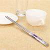 TIMIFIS Kitchen Gadgets 1Pair Length White Flower Pattern Stainless Steel Chopsticks Pair New Kitchen Appliances ummer