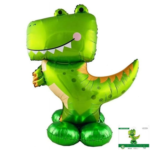 Standing Base Dinosaur Balloon Foil Mylar Prehistoric Celebration Balloon