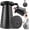 Black camping stools, variant on Collapsible Camping Stool, 650 lbs Heavy Duty telescoping Stool, Height Adjustable Portable seat with Strap for Hiking, Fishing, Gardening, BBQ, Travel, Queue