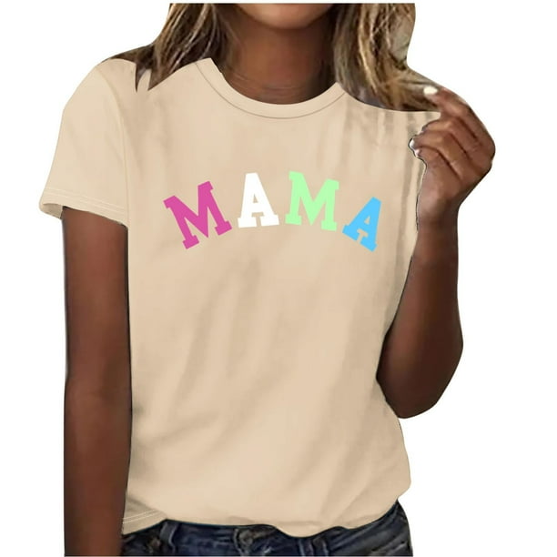 Vestidos Cortos de Verano Imprimir Cuello Redondo Top de Manga Corta Casual, Vestidos Cortos con Mangas