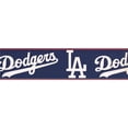 thumbnail image 2 of Los Angeles Esquive MLB Équipe de Baseball Fan de Sport Papier Peint Frontière Design Moderne, Rouleau 15' x 6'', 2 of 3