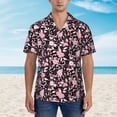thumbnail image 4 of Haiem Daisies Flowers Printed Hawaiian Shirt for Men - Men’s Casual Beach Summer Shirts - Stretch Fabric with Modern Fit-Small, 4 of 9
