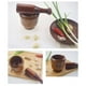 thumbnail image 4 of Cuenco de madera para moler - Juego de mortero y maja de madera, machacador de ajo manual para cocina doméstica, molinillo de especias de jengibre, juego de mortero y maja, 4 of 7