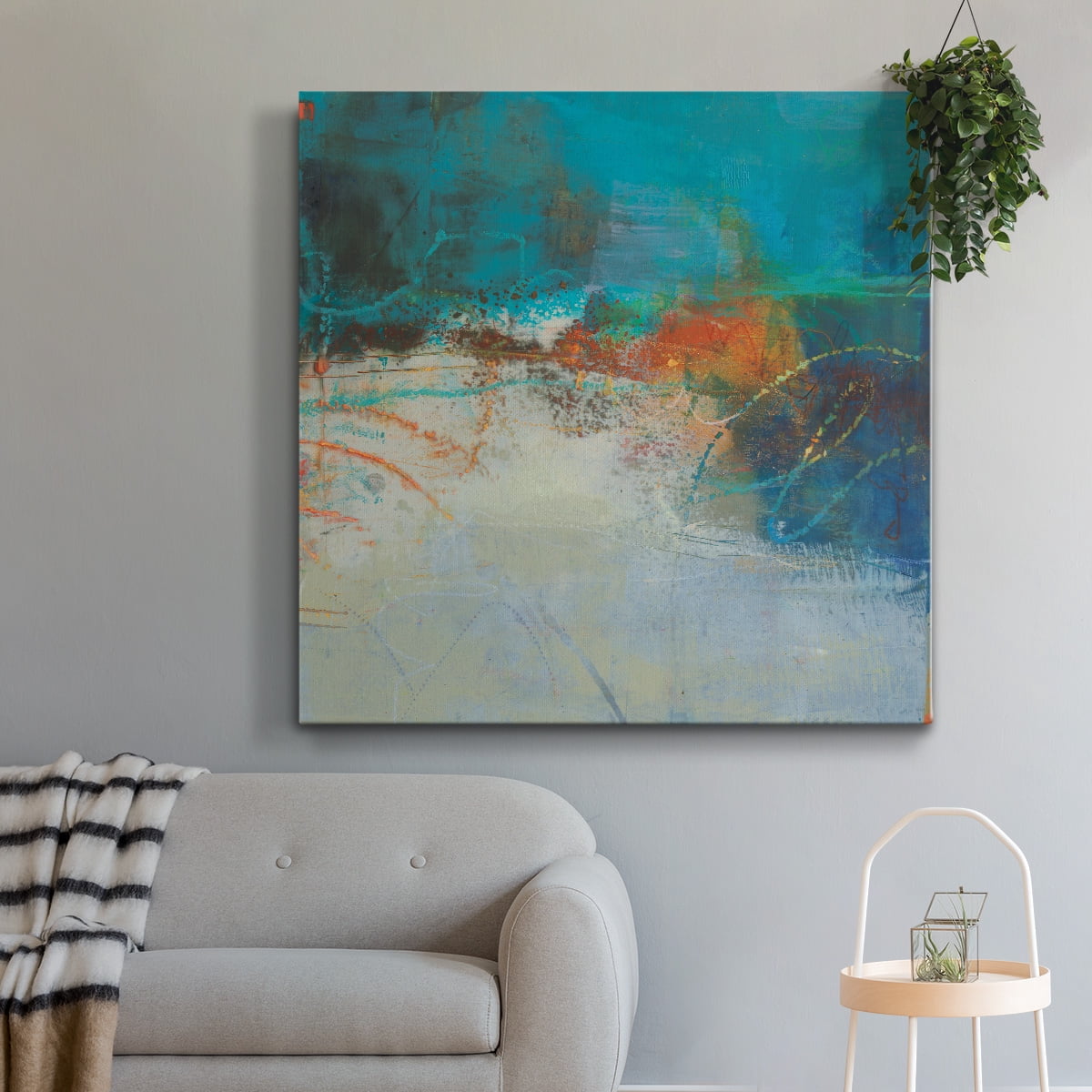 Wexford Home Keek I-Premium Gallery Wrapped Canvas, 24" x 24" - Ready to Hang