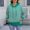 **4Green, variant on Byworldtasic Women's Hooded SweatshirtsWomen's New Long Sleeved Top Striped Pullover With Pockets Casual Hooded