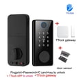 thumbnail image 2 of Door Lock, Smart Deadbolt Locks Of Tuya App Biometric Finrprint Password Keyless Entry Front Door Lock ,Easy to Install, 2 of 7