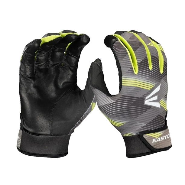 Guantes para Batear Juveniles Easton MOXIE Negro Amarillo Talla Pequeña