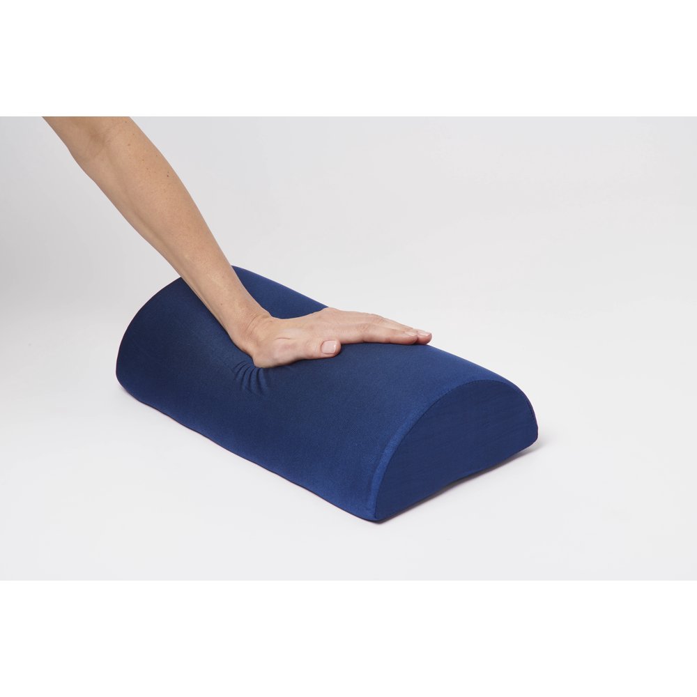 Medline Half Roll Cushion, With Elastic Chair Strap, Soft Foam Helps