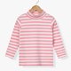 thumbnail image 3 of Blusas y camisas de manga larga con cuello redondo para niños, camisetas deportivas informales de manga larga con cuello alto de color liso para niños, top de poliéster para niños, 3 of 4