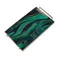 thumbnail image 1 of Bandeja de tocador de almacenamiento de mármol rectangur, bandeja de almacenamiento de accesorios de decoración del hogar, para escritorio, tocador, Verde Macarena bandeja de mármol, 1 of 8