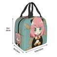 thumbnail image 6 of Anya Forger Spy X Lunch Bag, Insulated Lunch Bag for Women Men Lunch Box Container Bag Reusable Lunch Tote Bag for Office, Work, Beach, Travel, Picnic, 6 of 6