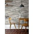 thumbnail image 2 of NextWall  Reclaimed Wood Plank Peel and Stick Removable Wallpaper Charcoal & Grey, 2 of 5