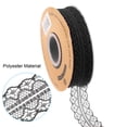 thumbnail image 3 of Uxcell Lace Trim Ribbon Polyester Wedding Lace Ribbon Lace Gift Wrap Ribbon for Dress Decorations Black 50Yard, 3 of 6