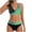 A17-Green, variant on Women's High Waisted Bikini Sets Two Piece Swimsuit Tummy Control Bathing Suit V Neck Swimwear Swim Suit Gibobby(L,Green)