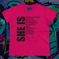 thumbnail image 2 of Women's "She Is" Midweight Cotton Tee, 2 of 4