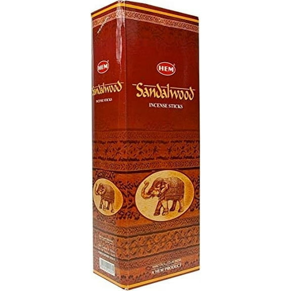 Hem Sandal (Sandalwood) Incense, 120 Stick Box