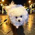 thumbnail image 3 of Pet Cat Head Net, Breathable Mesh Head Cover Protector for Small Dog Cat, Anti-Scavenging Muzzle Elastic Net with Quick Release Buckle for Walking,Blue - 1pc, 3 of 6